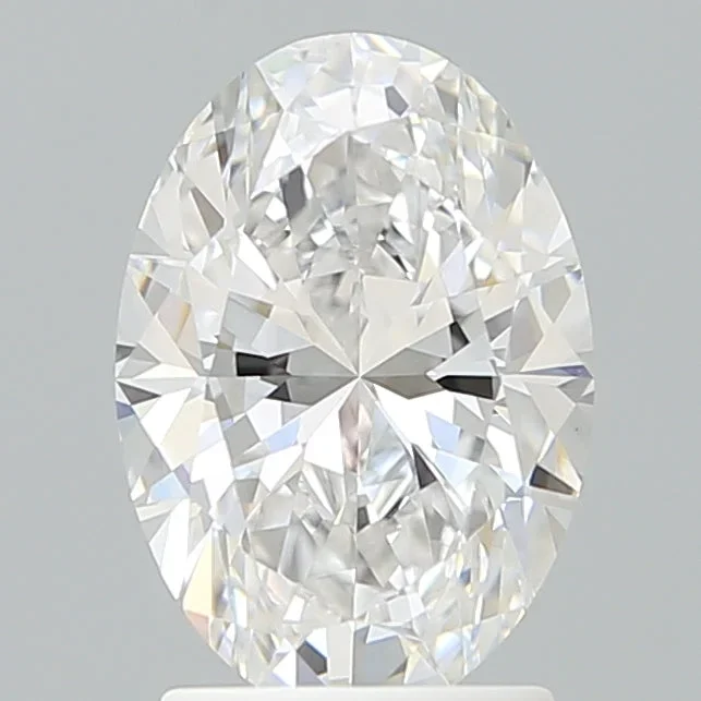 2.18 Carat Oval Shaped, Very Good Cut, D Color, VVS2 Clarity, IGI Certified Lab Grown Diamond