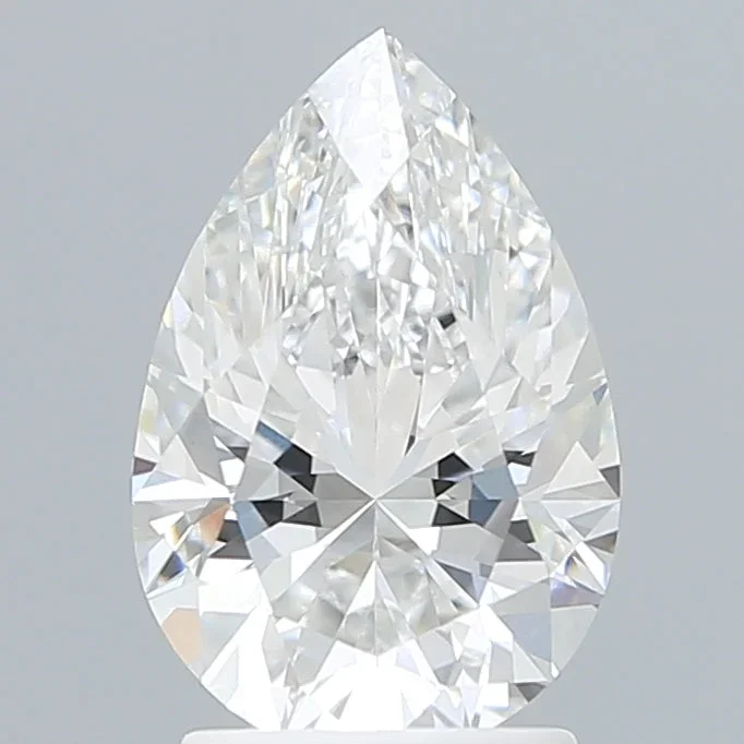 2.22 Carat Pear Shaped, Excellent Cut, D Color, VVS2 Clarity, IGI Certified Lab Grown Diamond