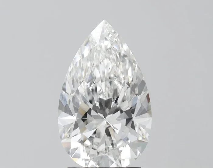 2.36 carat F-VS1 Pear Cut Lab Grown Diamond