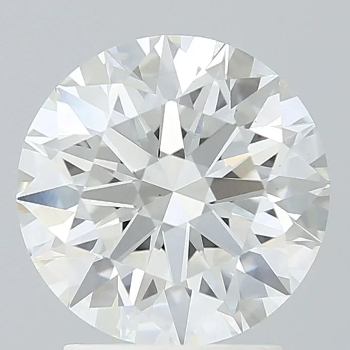 2.44 Carat Round Shaped, Ideal Cut, F Color, VS1 Clarity, IGI Certified Lab Grown Diamond