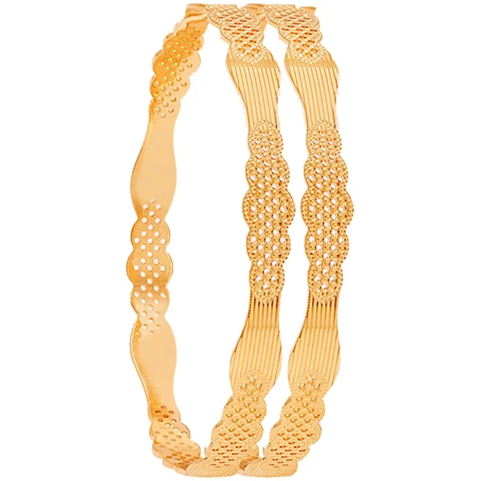 2.5 Size 2pcs Bangle in 22K Gold