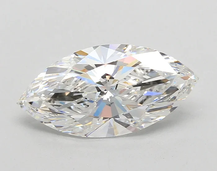 2.52 Carat Marquise Shaped, Ideal Cut, E Color, VS1 Clarity, IGI Certified Lab Grown Diamond