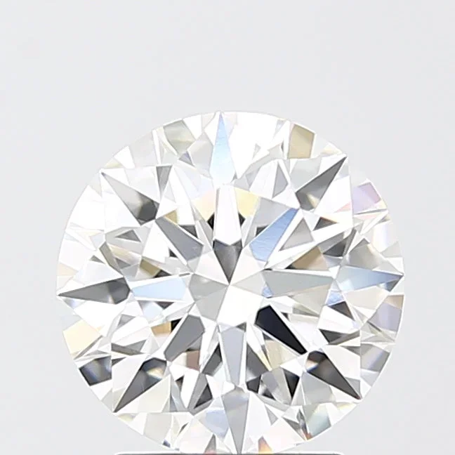 2.56 Carat Round Shaped, Ideal Cut, E Color, VVS2 Clarity, IGI Certified Lab Grown Diamond