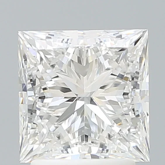 2.59 Carat Princess Shaped, Very Good Cut, E Color, VVS2 Clarity, IGI Certified Lab Grown Diamond