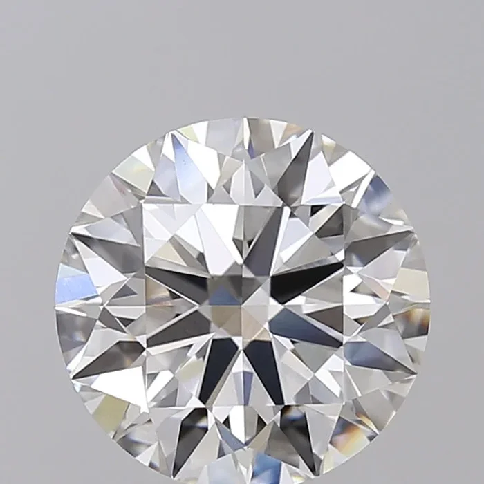 2.59 Carat Round Shaped, Excellent Cut, F Color, VS1 Clarity, GIA Certified Lab Grown Diamond