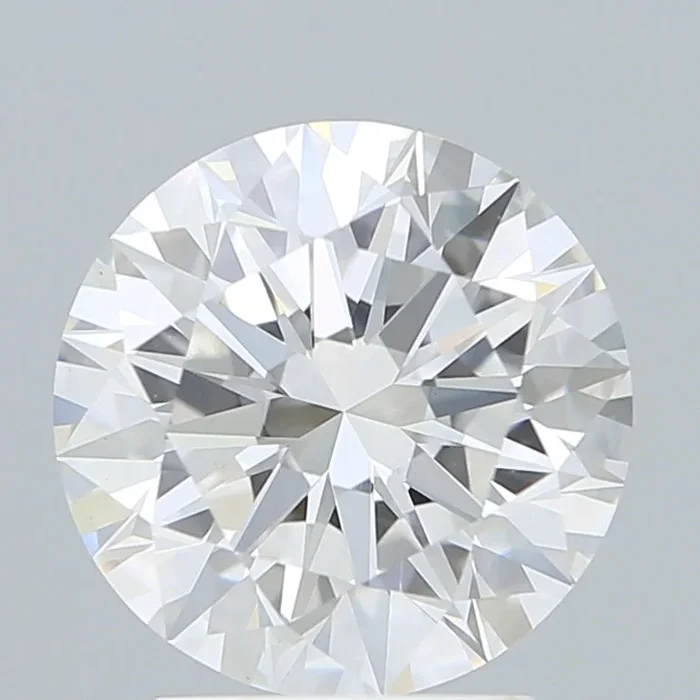 2.66 Carat Round Shaped, Excellent Cut, E Color, VS1 Clarity, IGI Certified Lab Grown Diamond