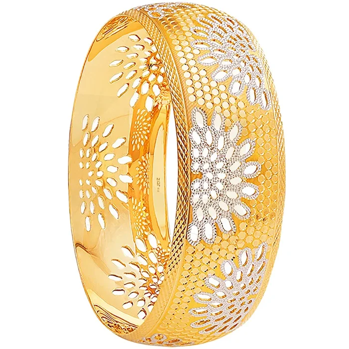 2.7 Size Two tone Kara in 22K Gold