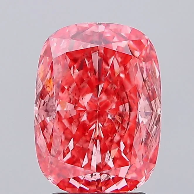 2.77 Carat Cushion Shaped, Ideal Cut, SI2 Clarity, IGI Certified Lab Grown Diamond