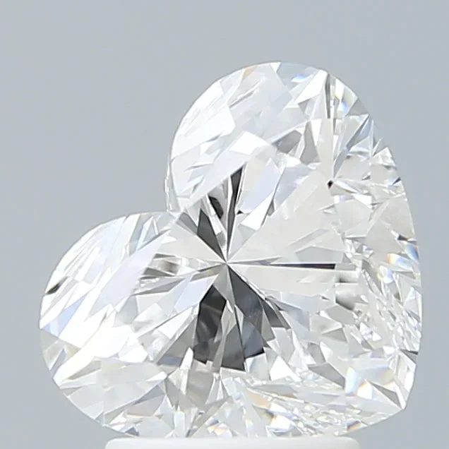 2.77 Carat Heart Shaped, Very Good Cut, D Color, VVS2 Clarity, IGI Certified Lab Grown Diamond