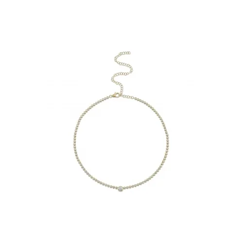 2.89CT DIAMOND BEZEL TENNIS NECKLACE