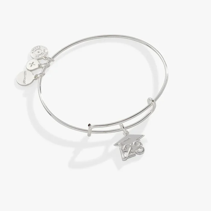 2023 Graduation Cap Charm Bangle Bracelet