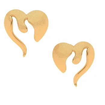 22k Gold Earring With Modern Design