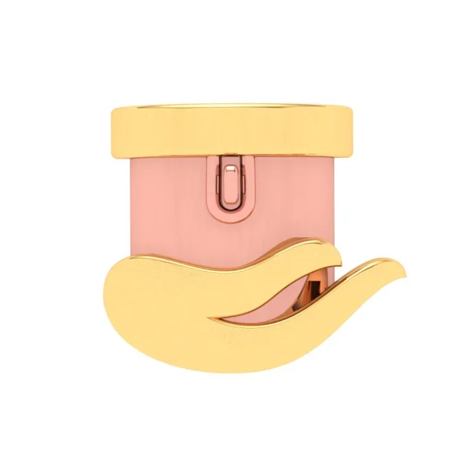 22k Gold Pendant In The Shape Of Gift Box On A Hand From Online Exclusive