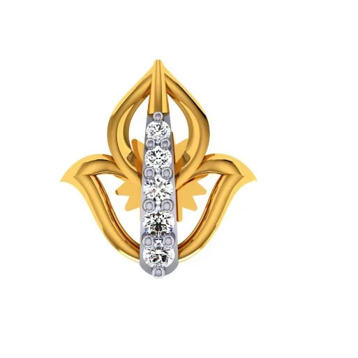 22KT (916) Yellow Gold Nosepin For Women