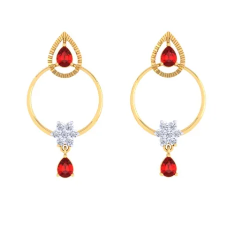 22KT Chic Gold Earrings