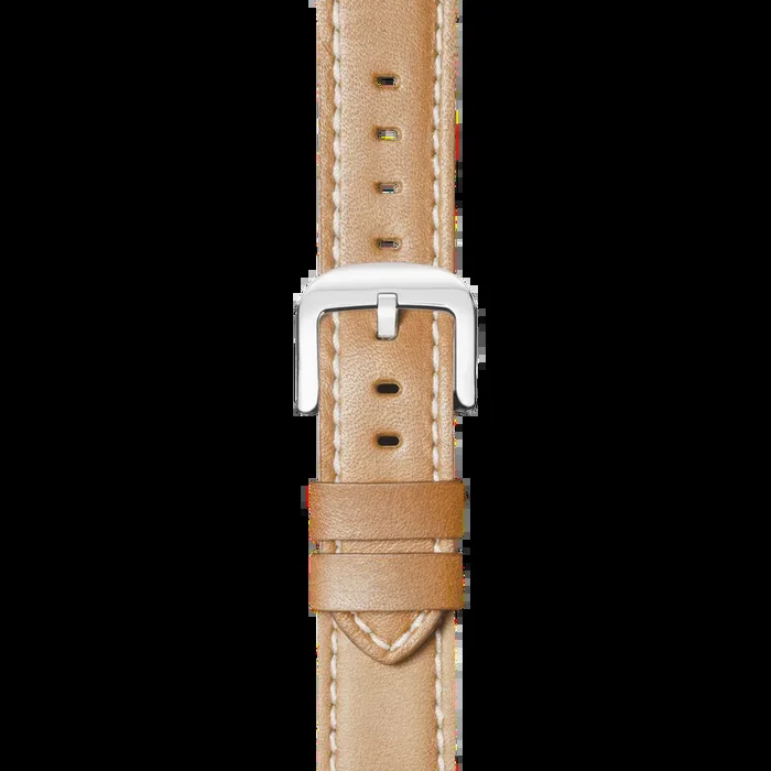 24mm Natural Leather Watch Strap – Natural