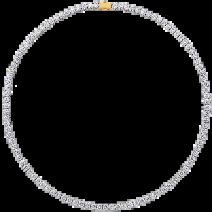 27.37CTW VVS/EF Lab Grown Diamond Necklace in 14K Gold