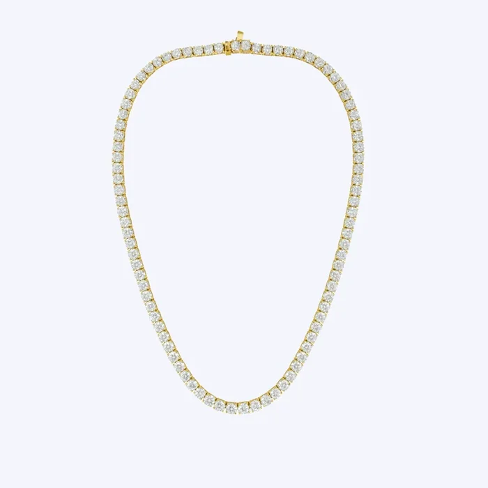 28.78ctw Diamond Tennis Necklace