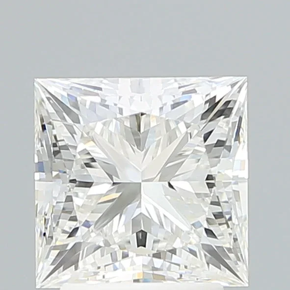 3.01 Carat Princess Shaped, Ideal Cut, F Color, VVS2 Clarity, IGI Certified Lab Grown Diamond