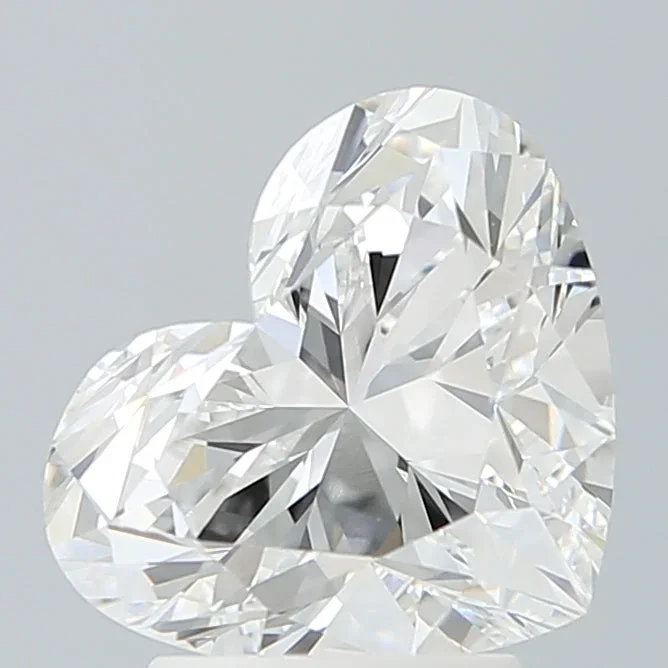 3.02 Carat Heart Shaped, Very Good Cut, E Color, VVS2 Clarity, IGI Certified Lab Grown Diamond