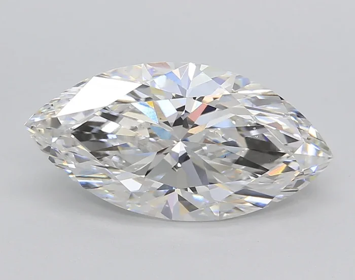3.02 Carat Marquise Shaped, Ideal Cut, E Color, VS2 Clarity, IGI Certified Lab Grown Diamond