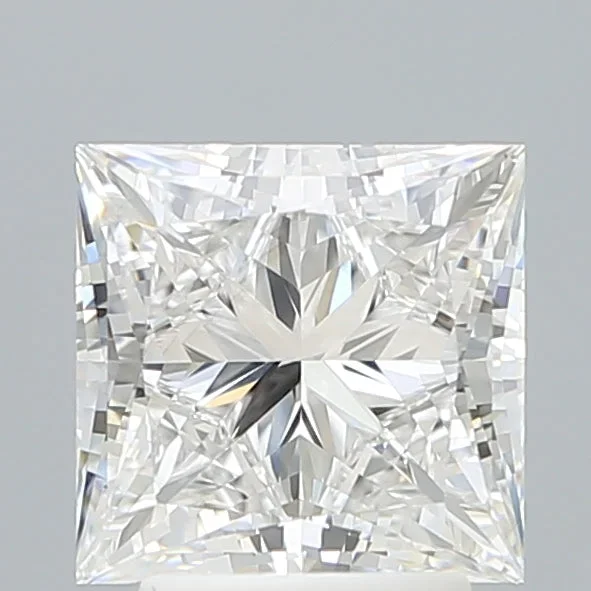 3.06 Carat Princess Shaped, Very Good Cut, E Color, VVS2 Clarity, IGI Certified Lab Grown Diamond