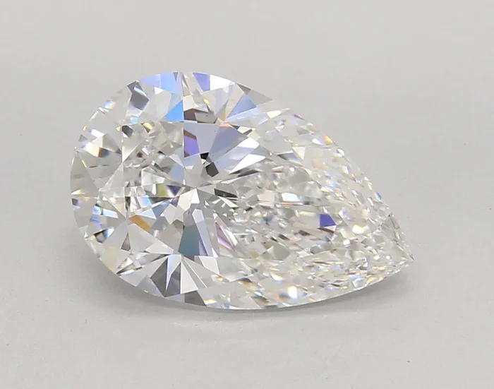 3.07 Carat Pear Shaped, Ideal Cut, E Color, VS1 Clarity, IGI Certified Lab Grown Diamond