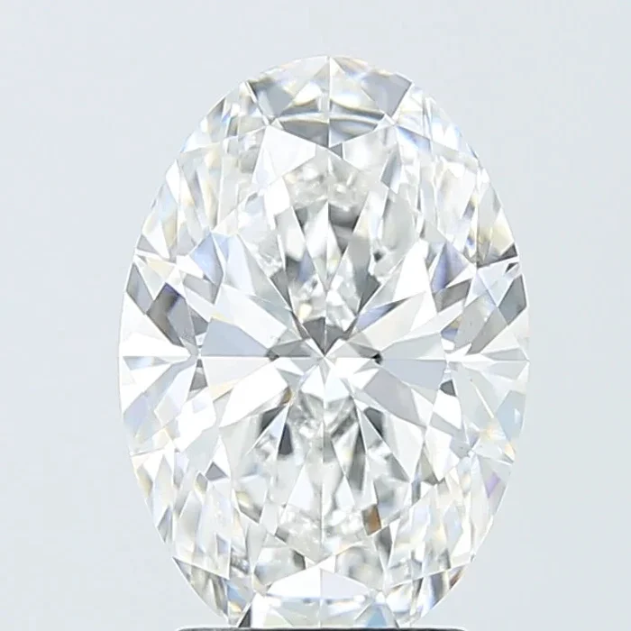 3.09 Carat Oval Shaped, Ideal Cut, D Color, VS1 Clarity, IGI Certified Lab Grown Diamond