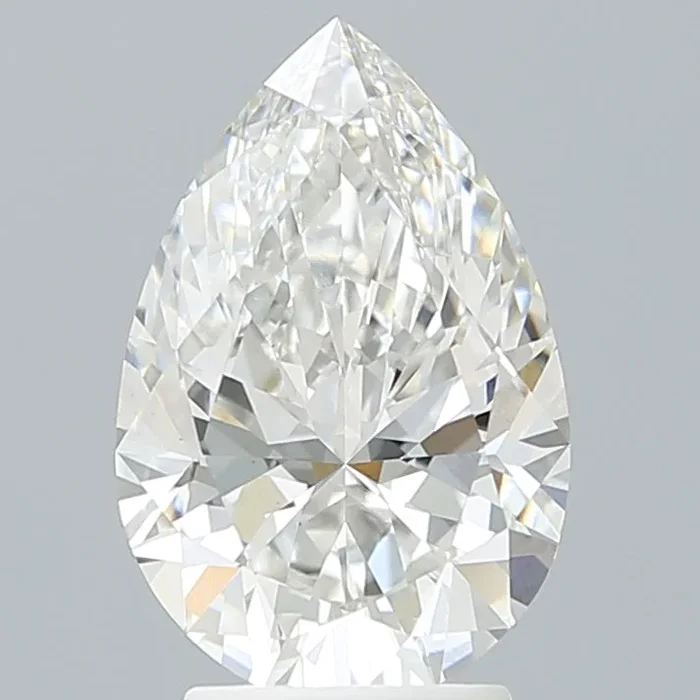 3.09 Carat Pear Shaped, Very Good Cut, F Color, VS1 Clarity, IGI Certified Lab Grown Diamond