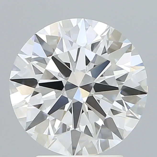3.09 Carat Round Shaped, Ideal Cut, D Color, VVS2 Clarity, IGI Certified Lab Grown Diamond