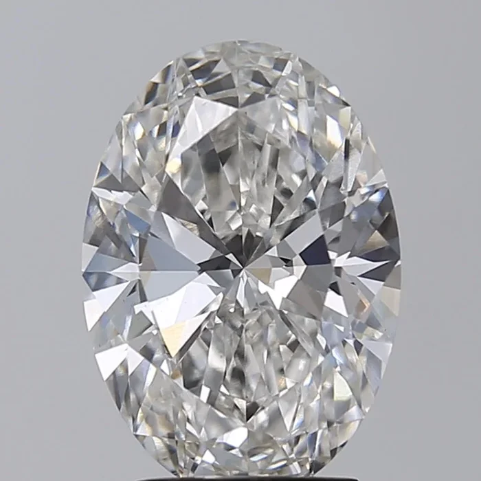 3.10 Carat Oval Shaped, Ideal Cut, H Color, VS1 Clarity, IGI Certified Lab Grown Diamond