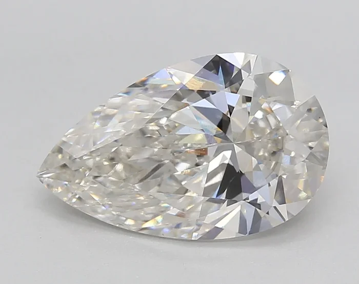 3.10 Carat Pear Shaped, Ideal Cut, G Color, VS1 Clarity, IGI Certified Lab Grown Diamond