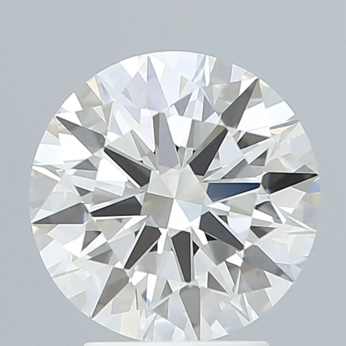3.10 Carat Round Shaped, Ideal Cut, F Color, VVS2 Clarity, IGI Certified Lab Grown Diamond