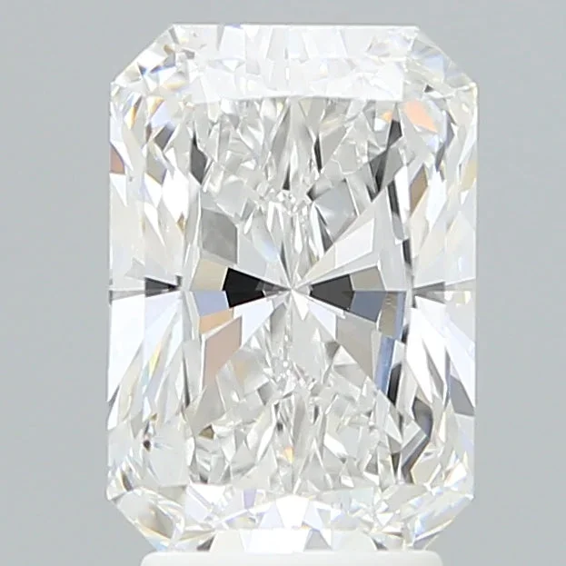 3.17 Carat Radiant Shaped, Very Good Cut, D Color, VVS2 Clarity, IGI Certified Lab Grown Diamond