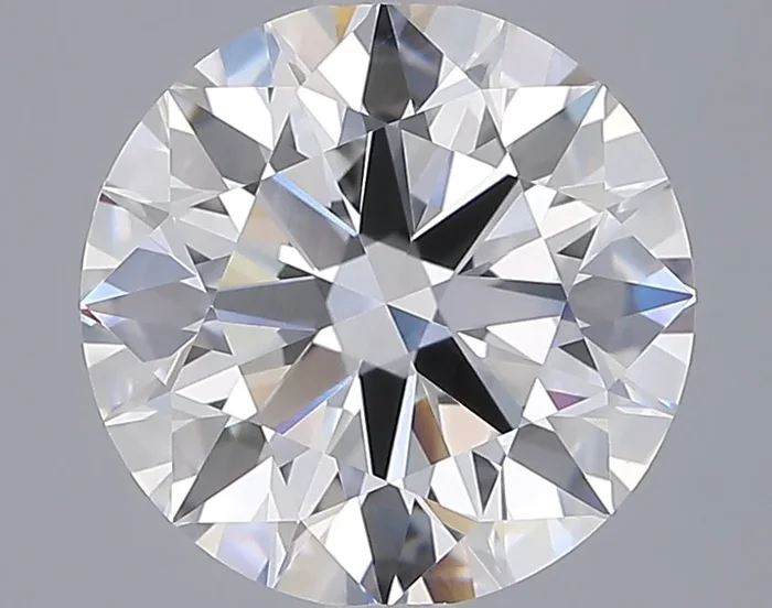 3.57 Carat Round Shaped, Ideal Cut, F Color, VVS2 Clarity, IGI Certified Lab Grown Diamond