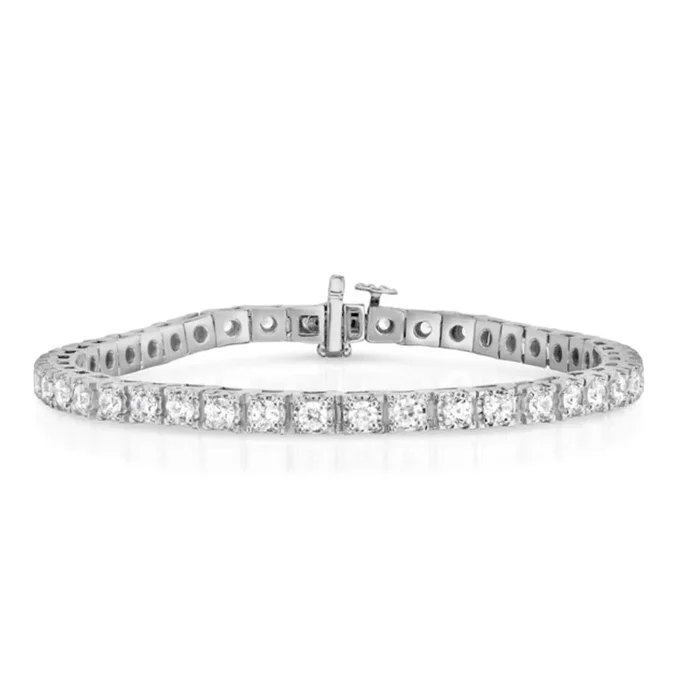 3 CTW Natural Diamond 7-inch Tennis Bracelet in 10KT White Gold