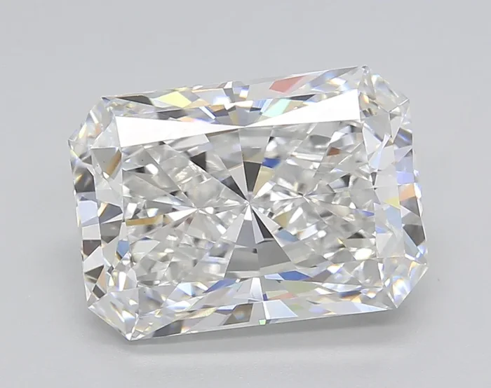 4.00 Carat Radiant Shaped, Ideal Cut, E Color, VS1 Clarity, GIA Certified Lab Grown Diamond