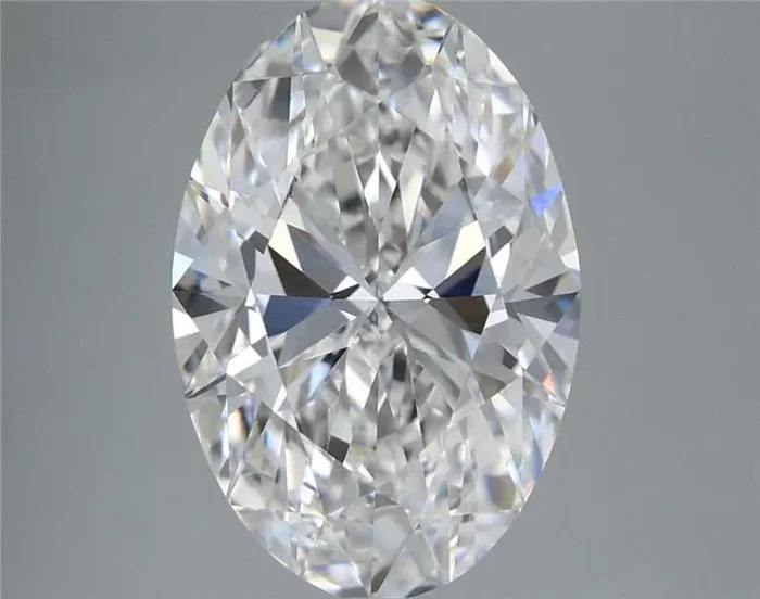 4.02 Carat Oval Shaped, Ideal Cut, F Color, VVS2 Clarity, IGI Certified Lab Grown Diamond