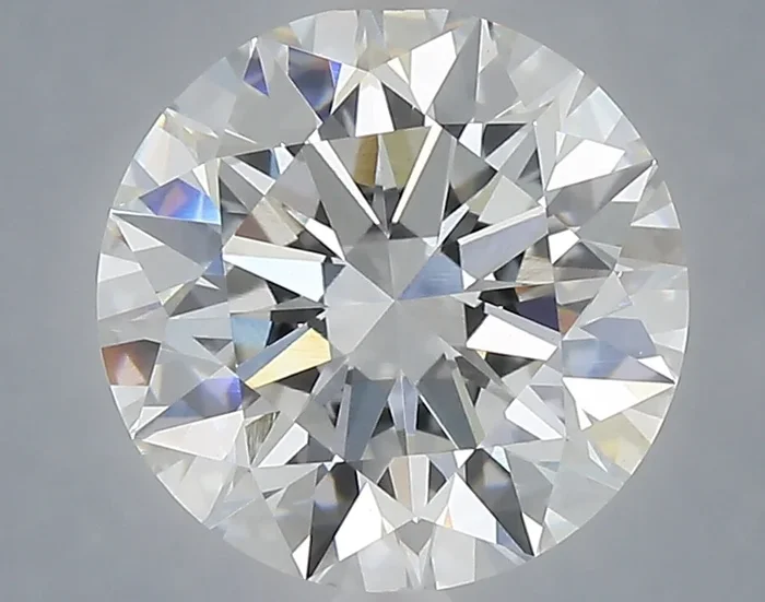4.04 Carat Round Shaped, Excellent Cut, E Color, VVS2 Clarity, IGI Certified Lab Grown Diamond