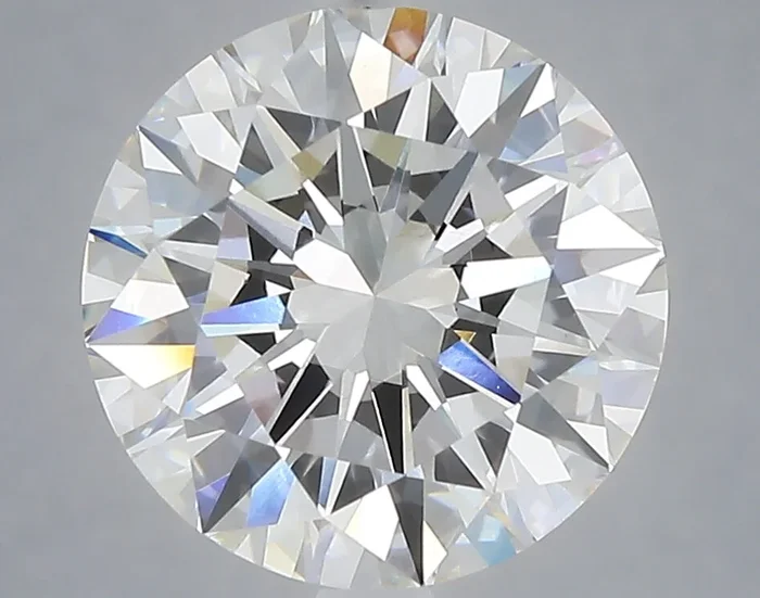 4.05 Carat Round Shaped, Excellent Cut, E Color, VVS2 Clarity, IGI Certified Lab Grown Diamond