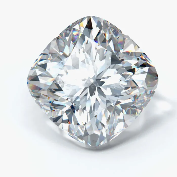 4.08 Carat Cushion Shaped, Excellent Cut, E Color, VVS2 Clarity, IGI Certified Lab Grown Diamond