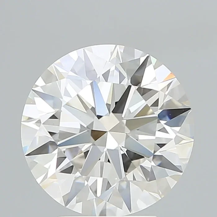 4.18 Carat Round Shaped, Excellent Cut, G Color, VVS2 Clarity, IGI Certified Lab Grown Diamond