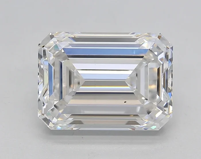 4.26 Carat Emerald Shaped, Ideal Cut, E Color, VS1 Clarity, IGI Certified Lab Grown Diamond