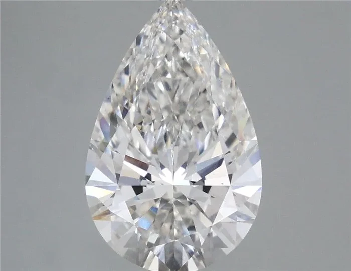 4.83 Carat Pear Shaped, Ideal Cut, F Color, VS1 Clarity, IGI Certified Lab Grown Diamond