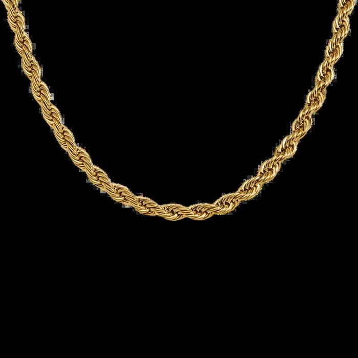 4mm Rope Chain Necklace