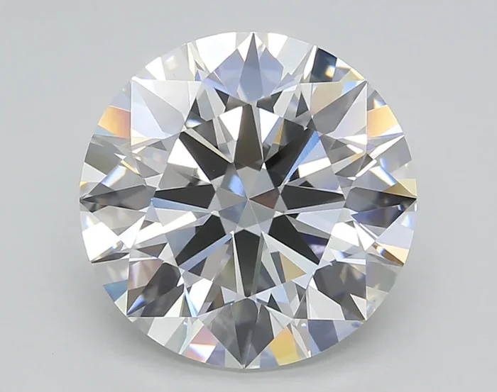 5.03 Carat Round Shaped, Ideal Cut, E Color, VVS2 Clarity, IGI Certified Lab Grown Diamond