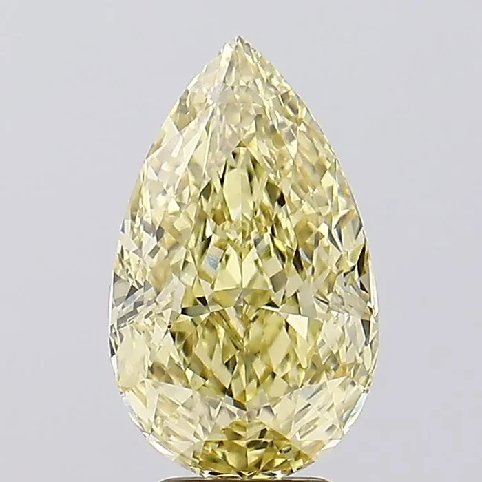 5.04 Carat Pear Shaped, Ideal Cut, VVS2 Clarity, IGI Certified Lab Grown Diamond
