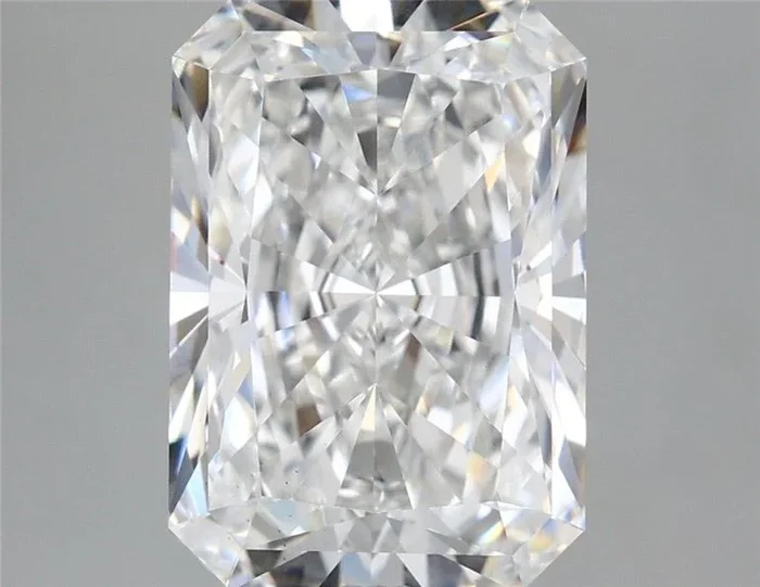 5.07 Carat Radiant Shaped, Ideal Cut, E Color, VS2 Clarity, IGI Certified Lab Grown Diamond