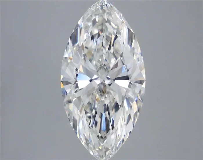 5.08 Carat Marquise Shaped, Ideal Cut, F Color, VVS2 Clarity, IGI Certified Lab Grown Diamond