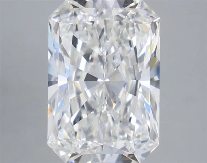 5.08 Carat Radiant Shaped, Ideal Cut, E Color, VS2 Clarity, IGI Certified Lab Grown Diamond